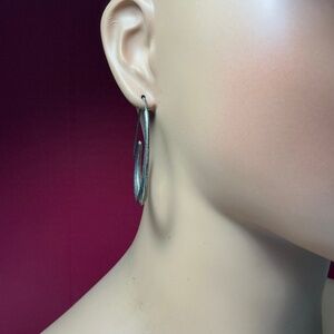 Sterling Silver Threader Earrings. 2 inches long